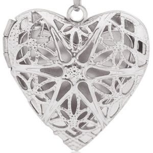 Locket Necklace - Open Your Heart Silver